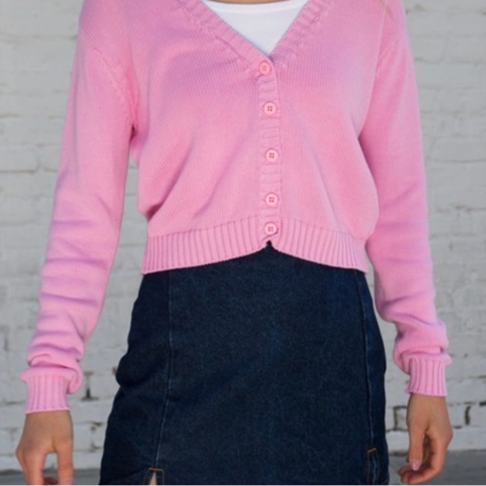 Brandy Melville Billie Sweater Bubblegum Pink